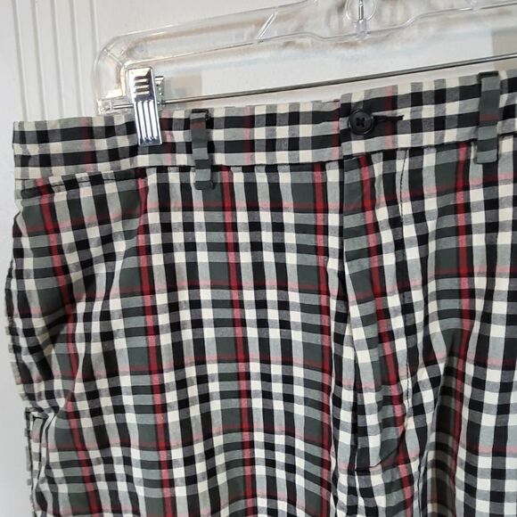 Daniel Cremieux Men's Plaid Cotton Shorts - Picture 4 of 8